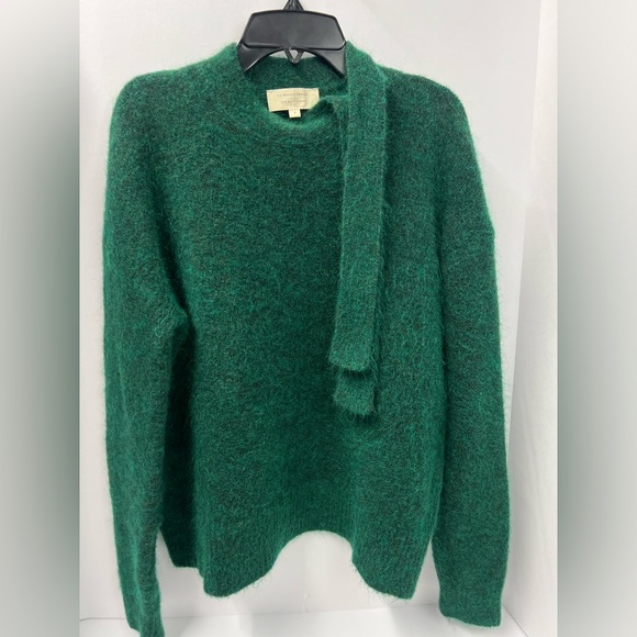 Sezane French wool top Zita Jumper Green, Size Small - Picture 6 of 10